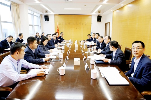 加強銀企合作　實現(xiàn)互利共贏　兩家銀行領(lǐng)導(dǎo)率隊來集團公司調(diào)研